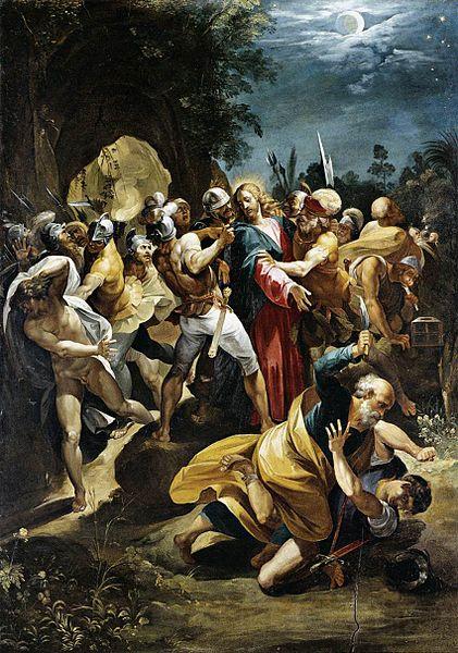 GIuseppe Cesari Called Cavaliere arpino Christ Taken Prisoner France oil painting art
